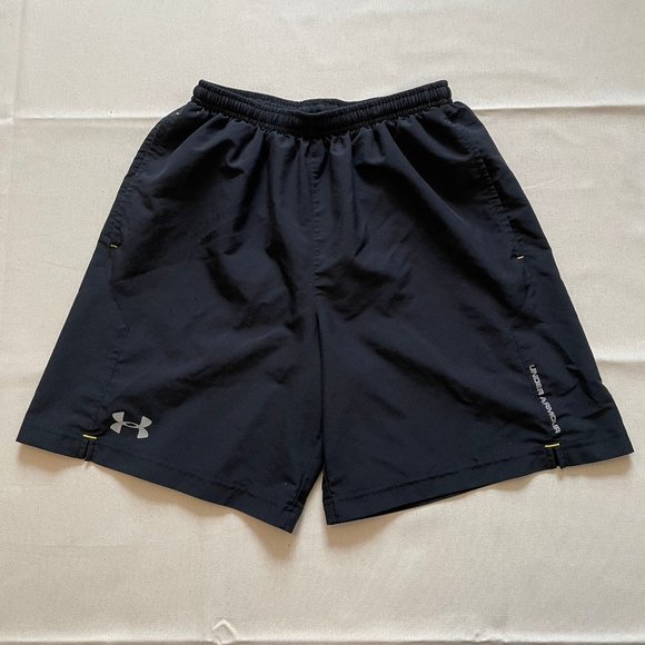 Mens Under Armour Athletic Shorts - Black - Size Regular - Picture 1 of 2